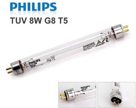 Philips TUV 8w G8 T5 Bulb Lamp Germicidal UltraViolet UV Filter Tube ...