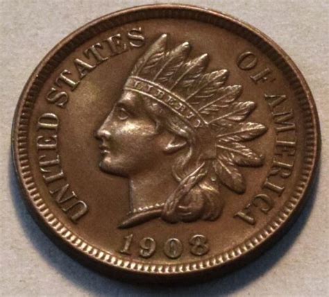 S Indian Head Cent High Grade Original Looking Better Date Penny