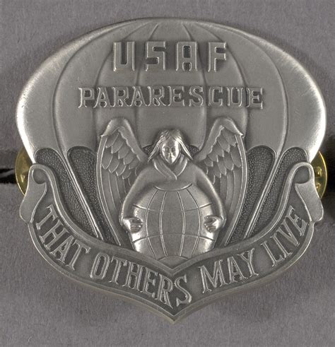 Badge Enlisted Personnel Pararescue United States Air Force National Air And Space Museum