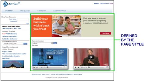 developing page styles