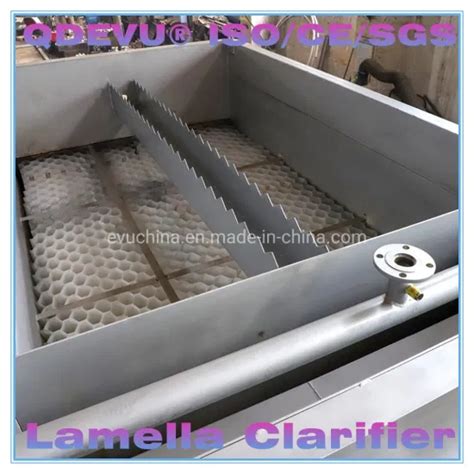 Water Treatment Machine Inclined Sloping Plate Tube Settling River