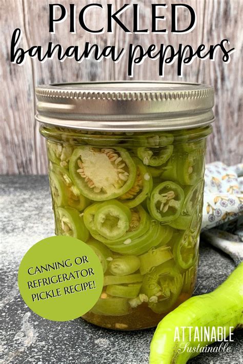 Pickled Banana Pepper Canning Recipe