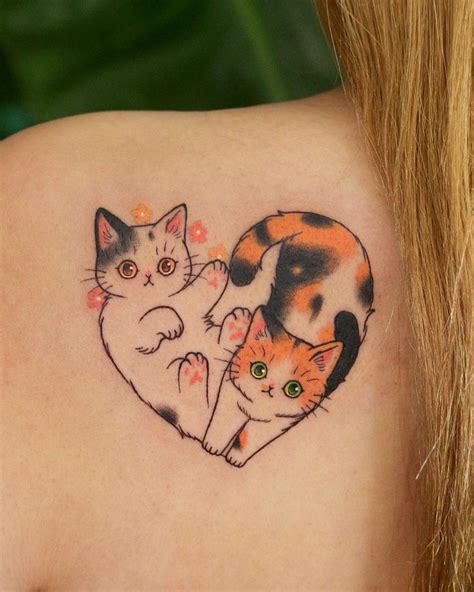 Tattoo Artist Yoon Seoul South Korea INKPPL Kitten Tattoo Cute