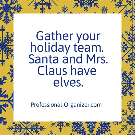 Two Important Holiday Reminders - Ellen's Blog, Professional Organizing ...