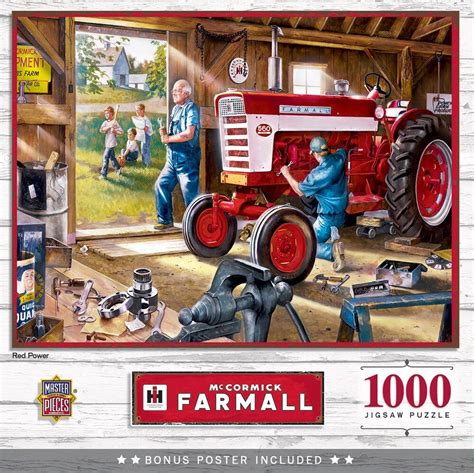 Masterpieces Farmall Red Power Model 560 Tractor 1000 Piece Jigsaw