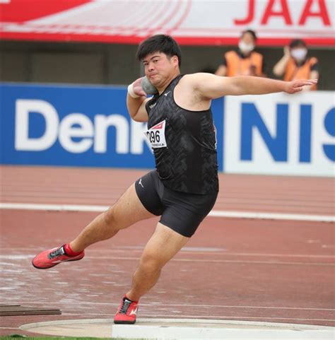 男子砲丸投の大器覚醒、武田歴次が18m64 回転投法2年目で日本歴代3位タイ／日本選手権 月陸online｜月刊陸上競技