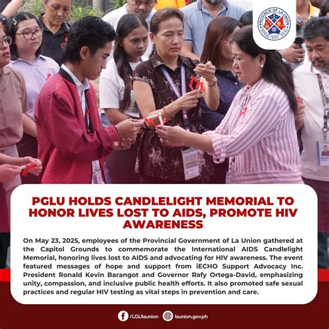 PGLU Holds Candlelight Memorial to Honor Lives Lost to AIDS, Promote