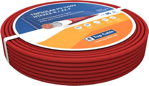 Cable Solar Flexible H Z Z K Rojo Mm M Leroy Merlin