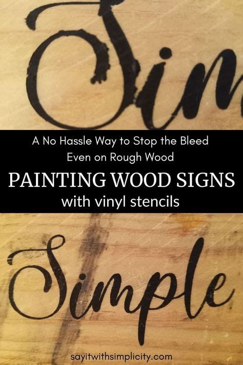 Stencils for Wood Signs