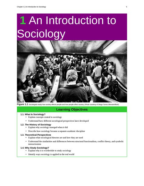 Reading of week 7 - social science - 1 An Introduction to Sociology