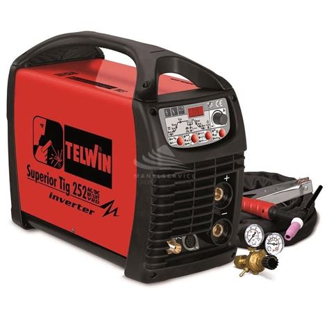 TELWIN SUPERIOR TIG 252 AC DC HF LIFT VRD 400V Welding Machine