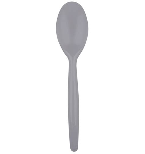 Plastic Spoon Ps Easy Grey 185 Cm 500 Units