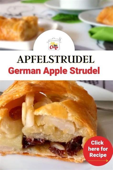 German Apple Strudel Recipe – Oma's Apfelstrudel Rezept.