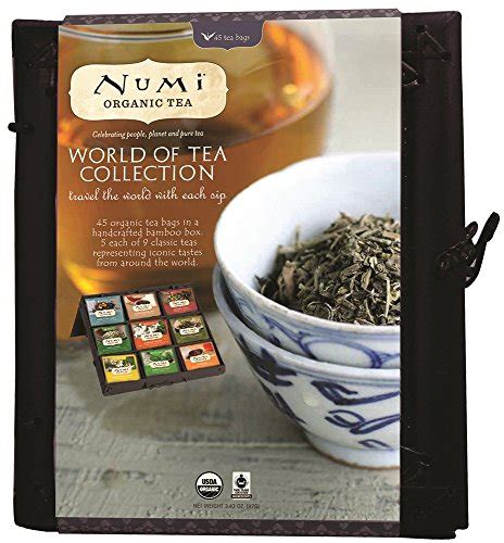 Numi Organic Tea World Of Tea Variety Gift Set Bags Organic Tea