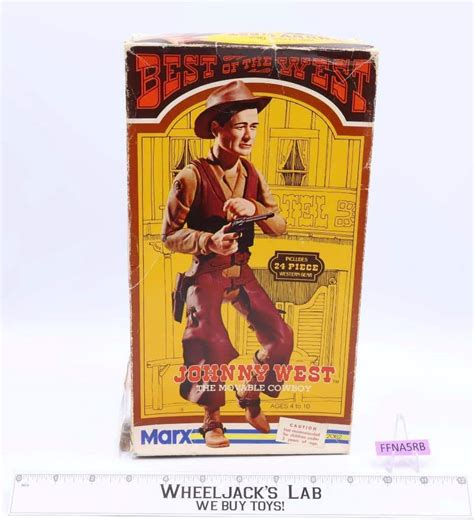 Johnny West 12 Movable Cowboy 1974 Best Of The West Wbox Marx Vintage