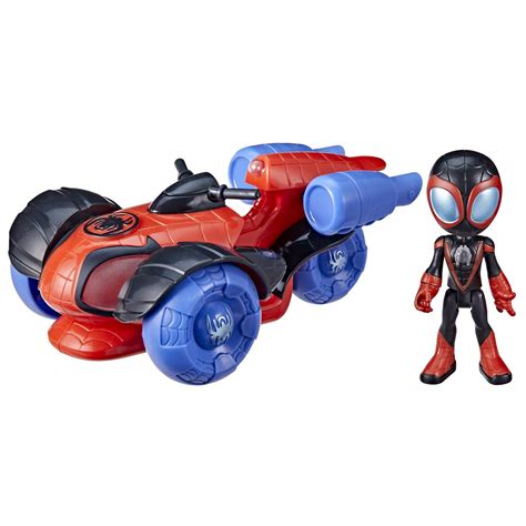 Buy Spidey And His Amazing Friends Glow Tech Techno Racer Toy Car With