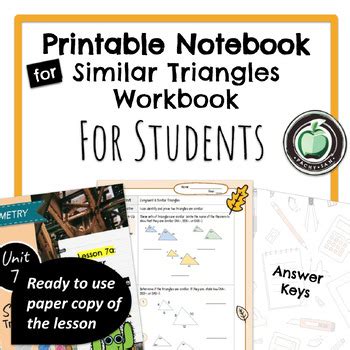 Unit 7 Similar Triangles Workbook By PachySan TPT