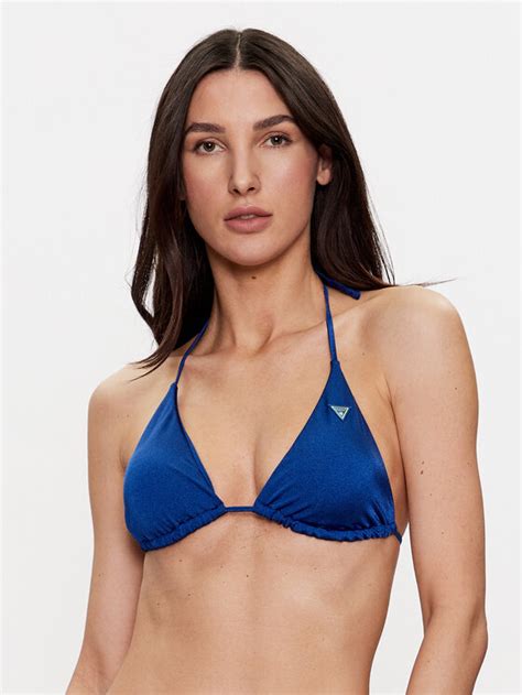 Guess Góra od bikini E3GJ16 KBNI0 Granatowy Modivo pl