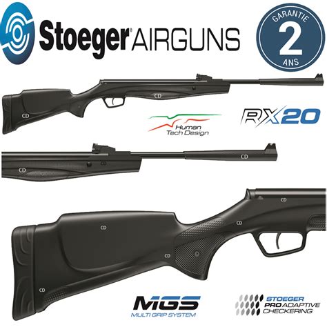 Pack Carabine Stoeger Airguns Rx Dynamic Joules Air Comprim