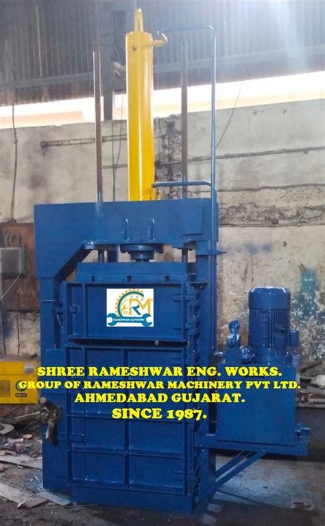 Mild Steel MSW Baler Machine 5 HP Model Name Number SR25MTSB In