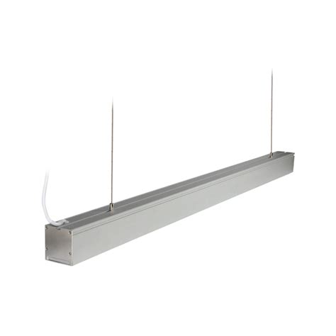 Luminaria Lineal LED 40W Cromado Blanco Neutro 4000lm 85 265Vac