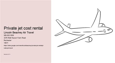 Private Jet Cost Rental