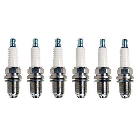 Audi Mercedes Spark Plug Set 6 Pieces U Groove Conventional Gap 0