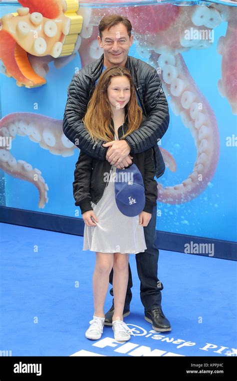 Jason Isaacs And His Daughter Attend The Uk Gala Screening Of Finding