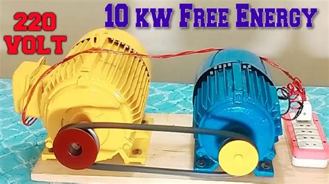 How To Make 220 Volt 10 KW Free Energy Generator At Home YouTube