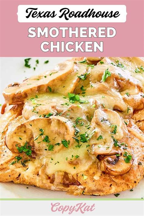 The Best Copycat Texas Roadhouse Smothered Chicken CopyKat Recipes