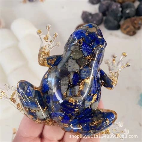 Blaxill On Clearance Crystal Frogs Ornament Resin Home Decoration