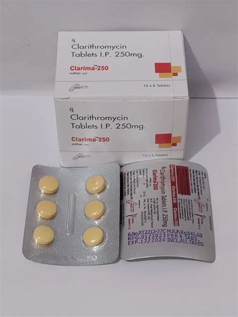 Clarithromycin Tablets Bp Mg At Rs Stripe Vastrapur