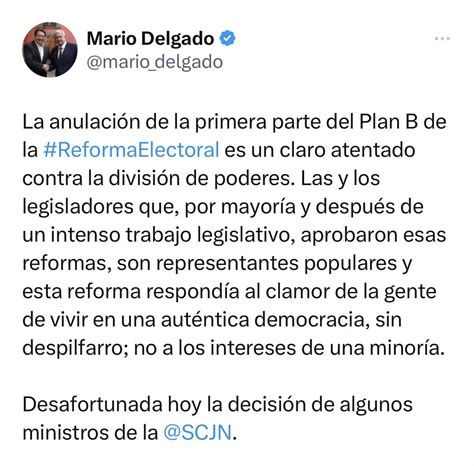 Azucena Uresti On Twitter Mario Delgado Dirigente Nacional De