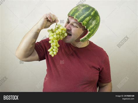 Man Wearing Watermelon Image & Photo (Free Trial) | Bigstock