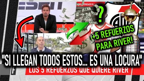 CLOSS IMPACTADO Con LOS NUEVOS 5 REFUERZOS Que RIVER PLATE Esta