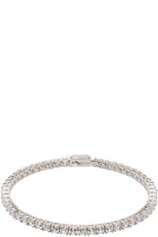 Silver Classic Tennis Bracelet By Hatton Labs On Sale