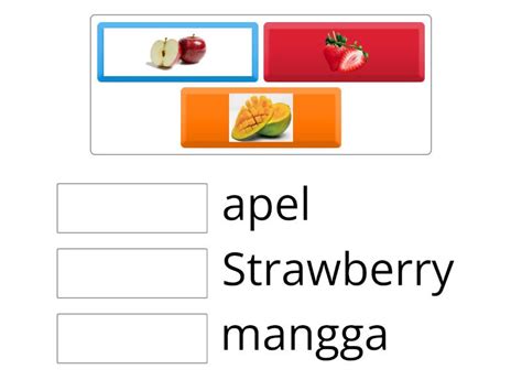 Pasangkan Nama Buah Match Up