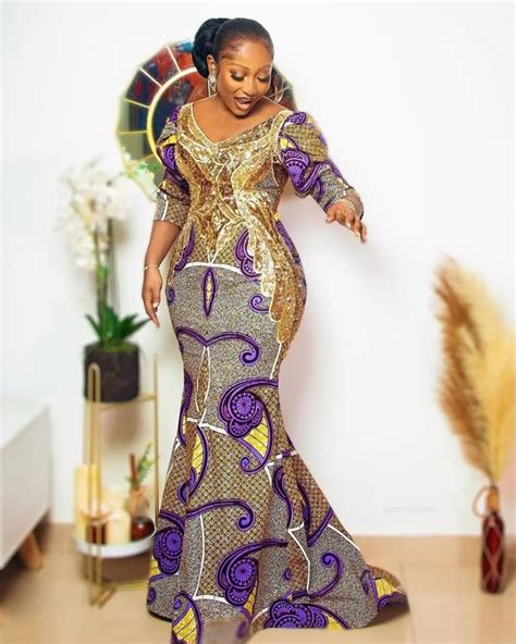 Beautiful Modest Ankara Long Gown Styles For All Occasion Fashion