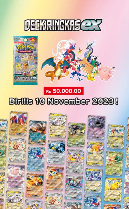 Pokemon Indonesia Deck Ringkas Ex Pack Lazada Indonesia