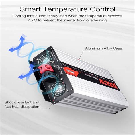 Intelligent Screen Solar Pure Sine Wave Power Inverter 2200w3000w