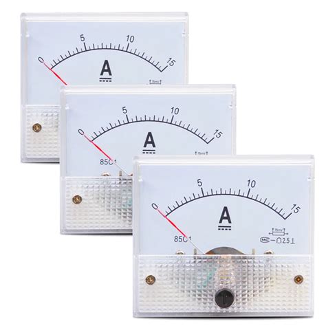 85c1 A Dc Panel Meter 10a 15a 20a 30a 50a 75a 100a 250a 500a 750a 1ka Analog Pointer Current