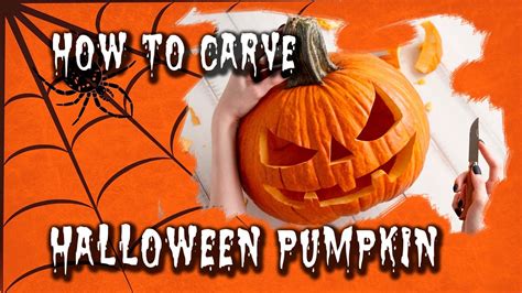 How To Carve Halloween Pumpkin In 4 Minutes Youtube