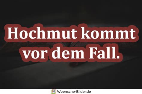 Hochmut Kommt Vor Dem Fall Sprueche Information Spruchefkn