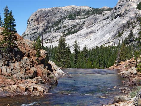 The River Approaching Glen Aulin Glen Aulin Trail Yosemite National