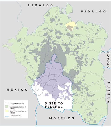 Valle De Mexico Map