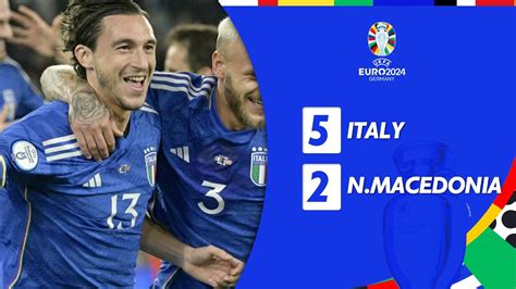 Euro Qualifiers Highlights Italy North Macedonia Astro