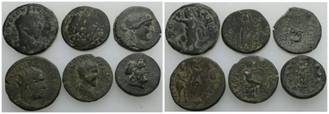 Biddr Lydia Numismatics Online Auction 4 Lot 629 6 Pieces As Seen