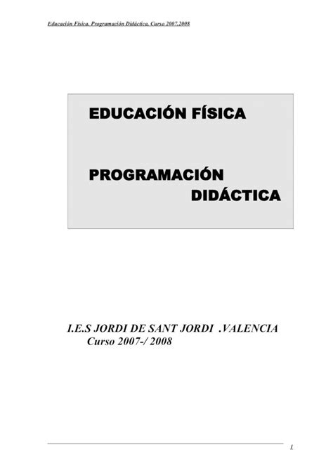 Pdf Educaci N F Sica Programaci N Did Ctica Iniciaci N Al Rugby