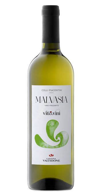 Malvasia Secco Vivace D O C Malvasia Bianco Frizzante Cantina Valtidone