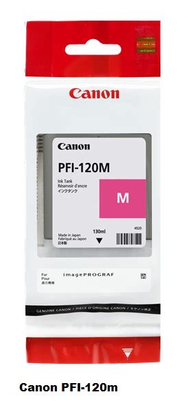 Canon Tinta PFI 120 Magenta Tigeek Expertos en Impresión